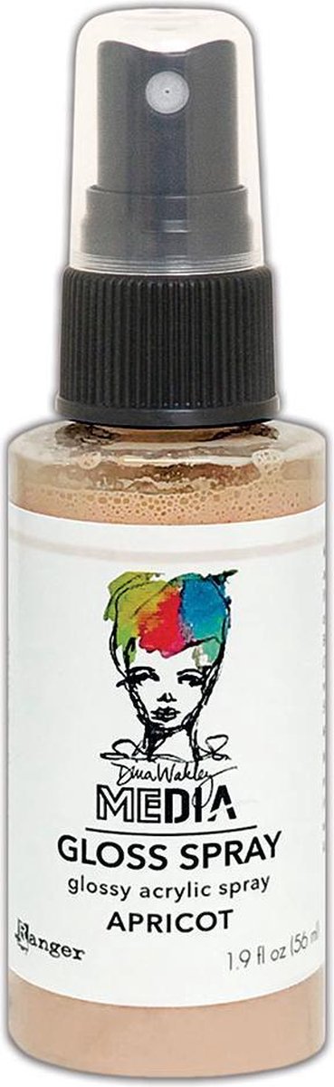 Ranger - Dina Wakley MEdia gloss sprays 2oz apricot