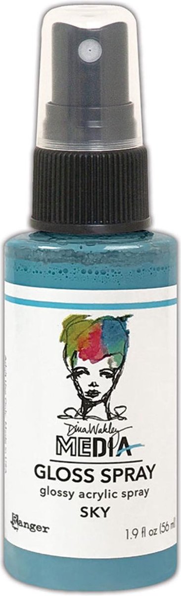 Ranger - Dina Wakley media gloss spray Sky