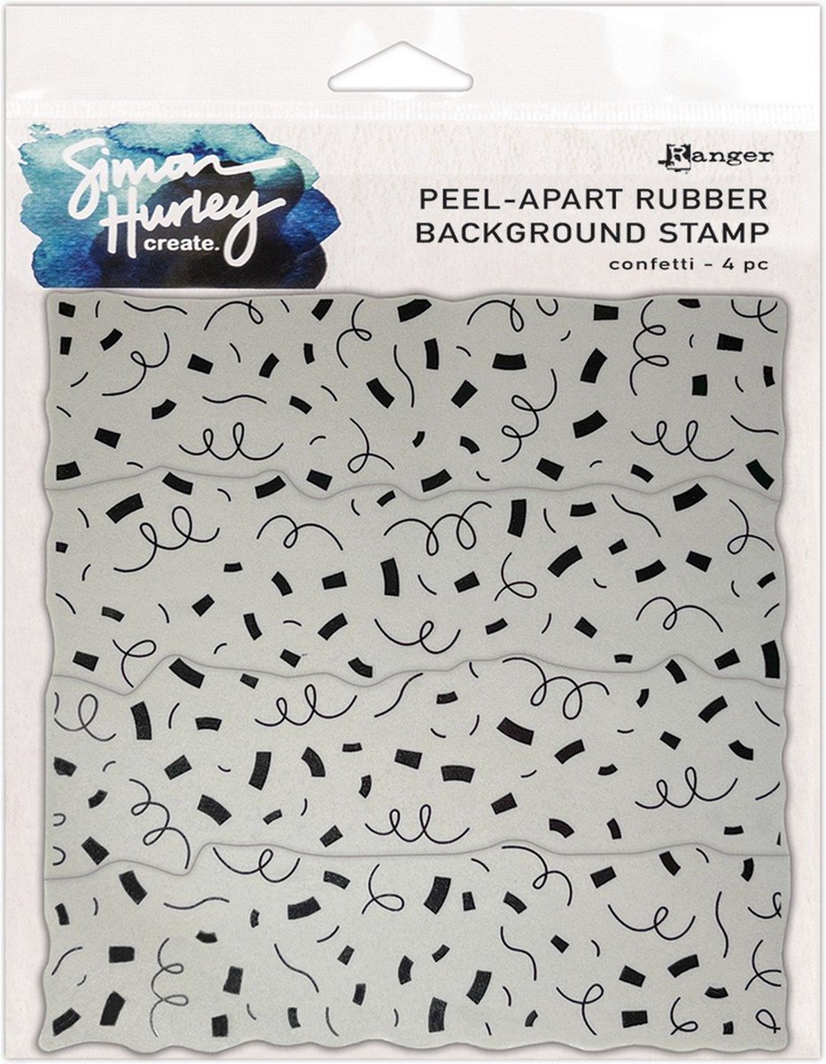 Ranger • Simon Hurley Create Cling Background Stamp Confetti