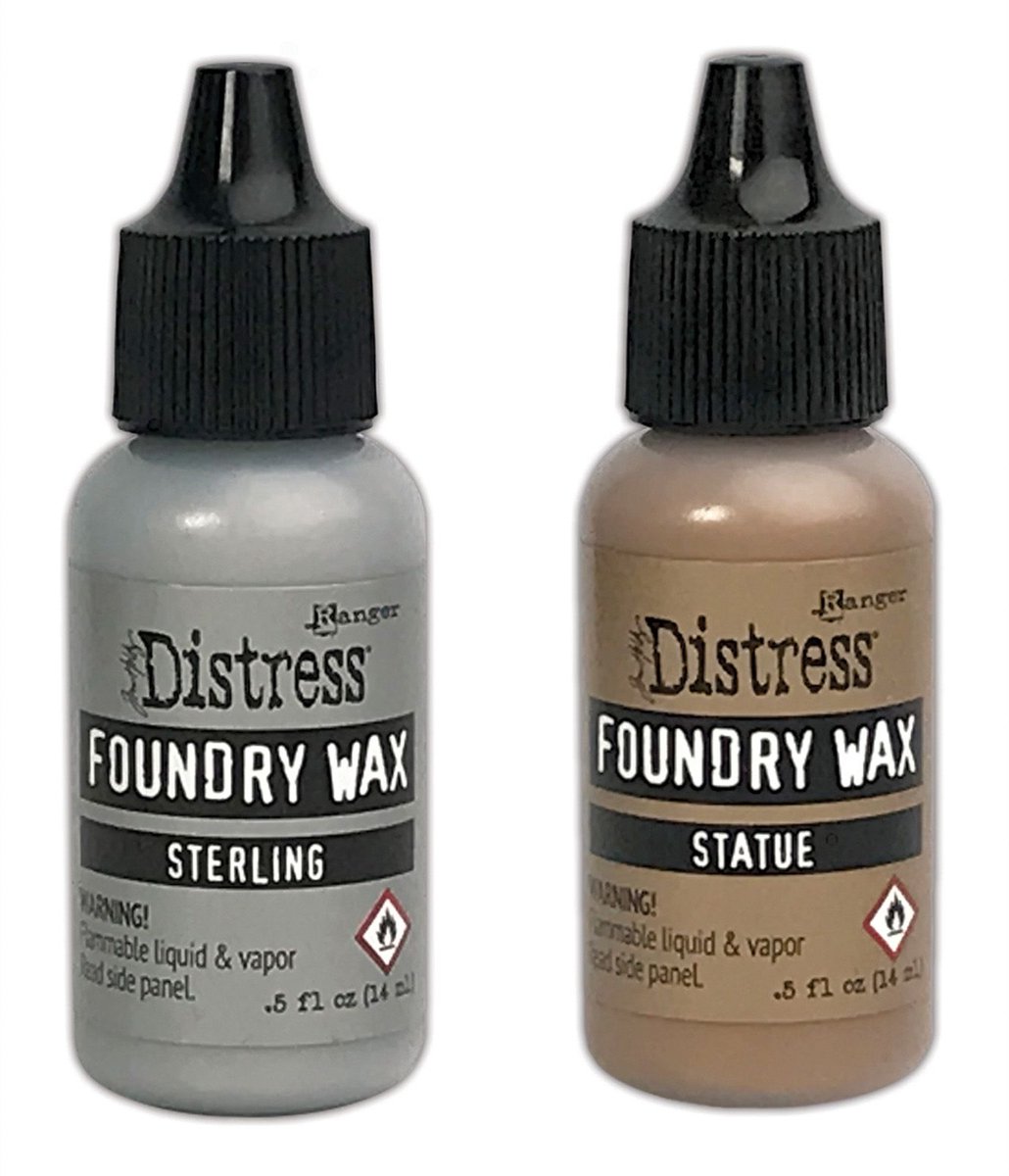   Distress Foundry Wax Kit 2 Sterling & Statue