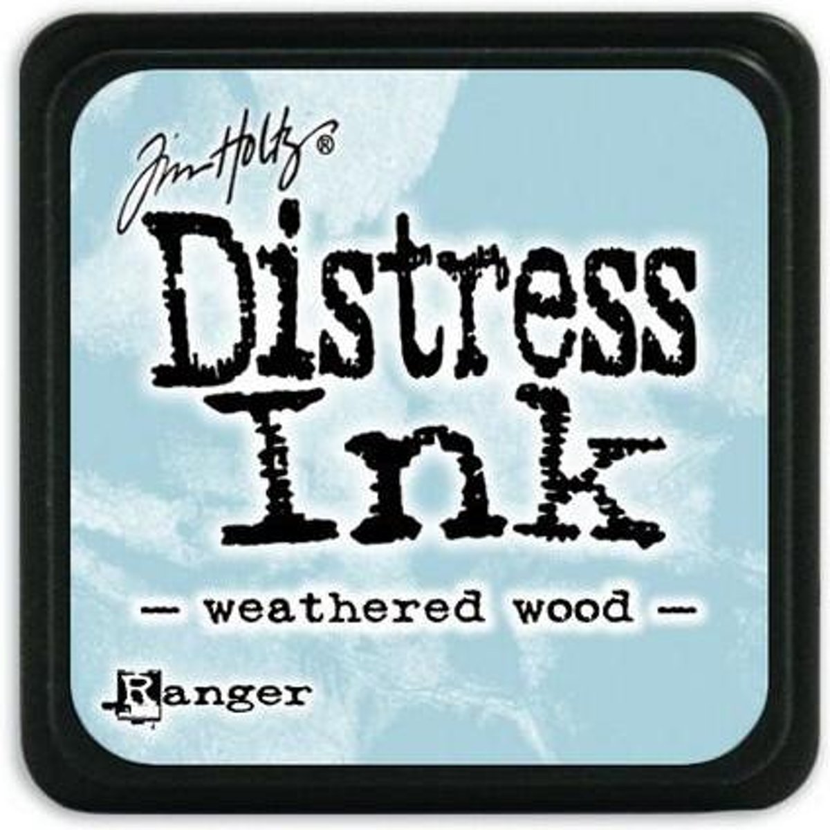   Distress Mini Ink pad - weathered wood