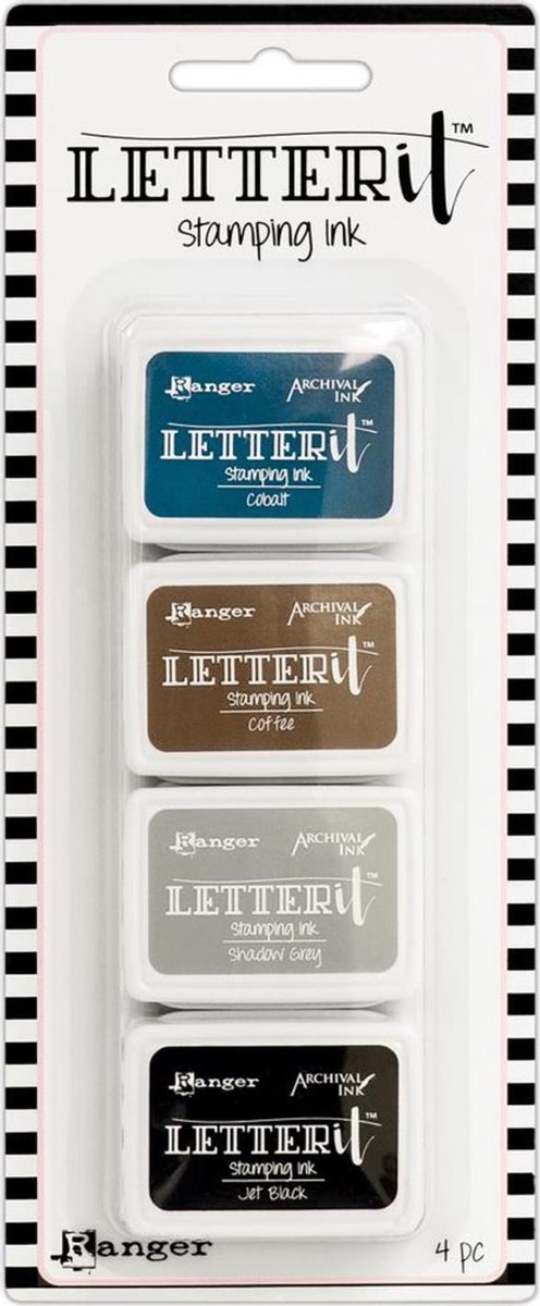   Letter It Stempel Inkt Set 4,5x3,5 cm