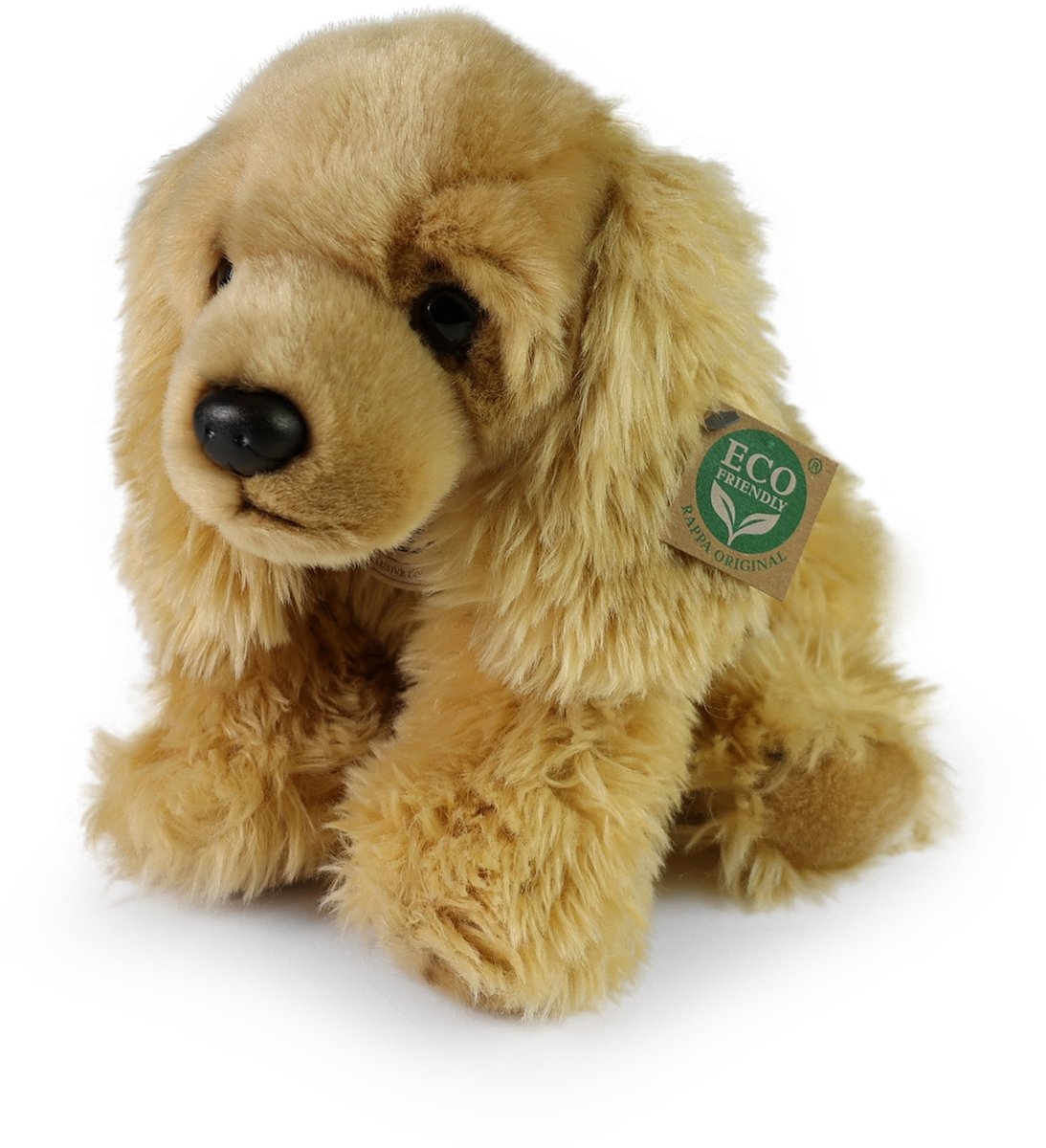 Rappa ECO knuffel hond Cocker Spaniel 28 cm - realistische knuffel van recyclede PET flessen