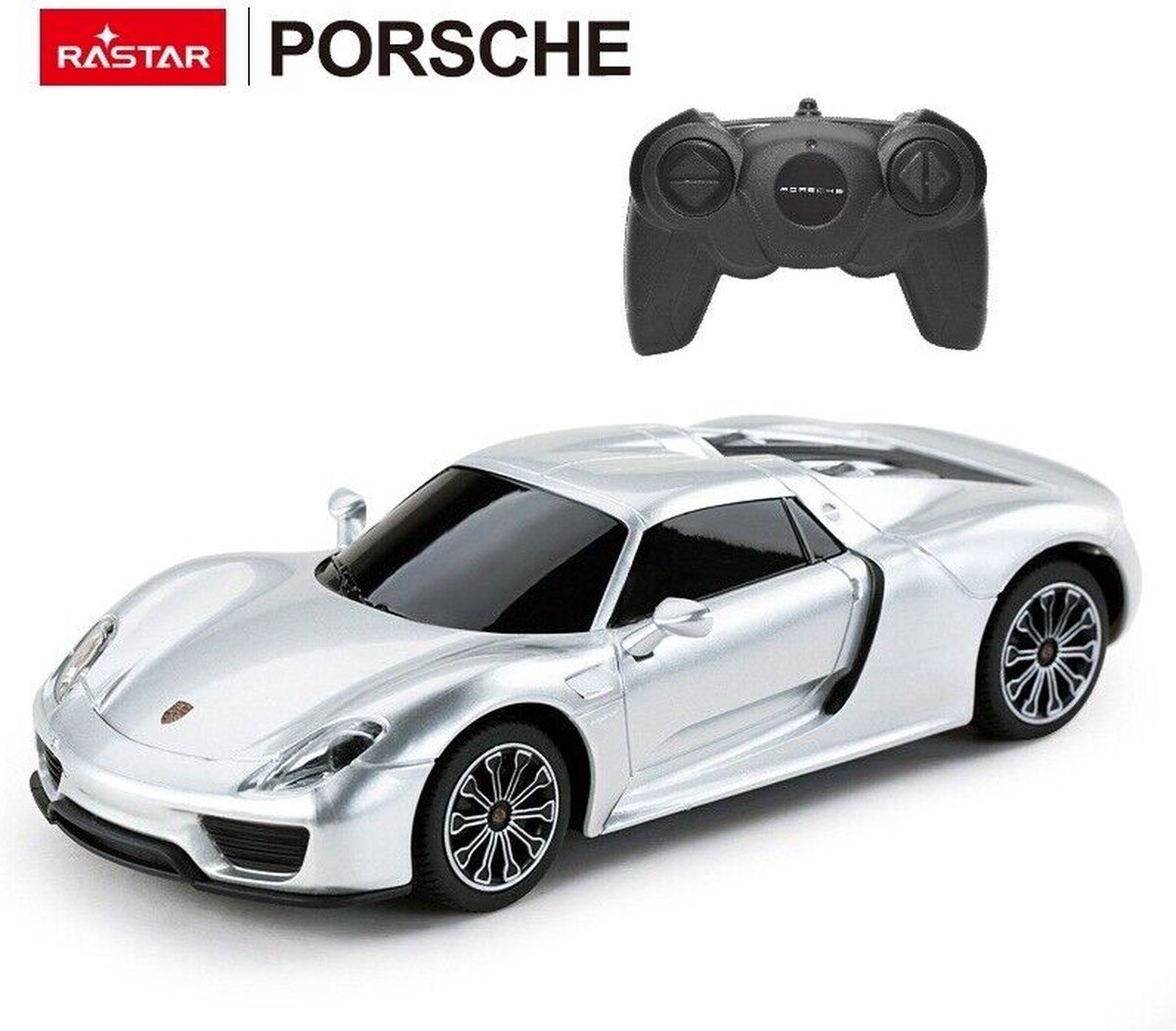 Porsche 918 Spyder geel - 1:24 - R/C.