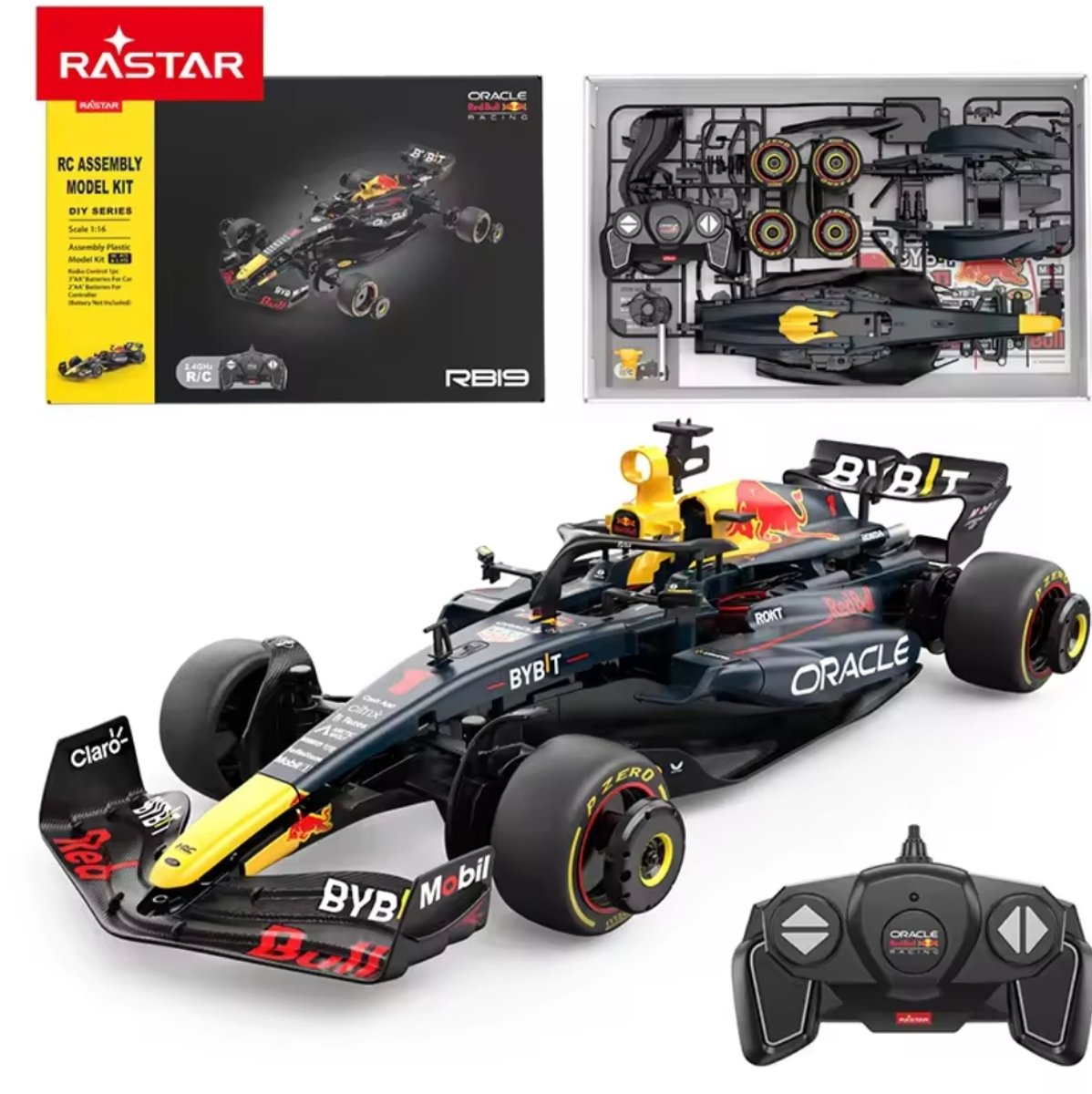 Rastar 1:16 Red Bull F1 RB19 Bouwset - 55dlg.