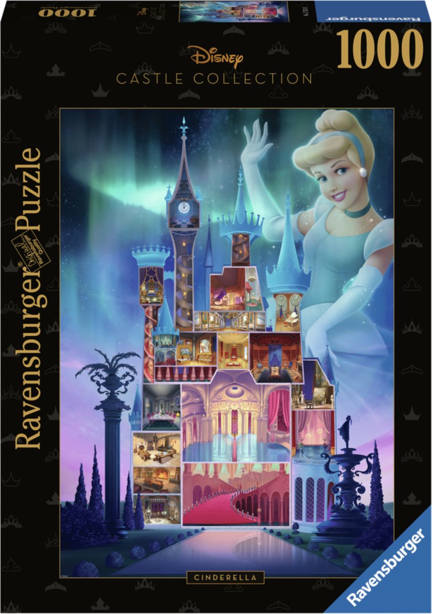 Ravensburger - puzzel Cinderella - Disney Kasteel 10 - 1000 stukjes