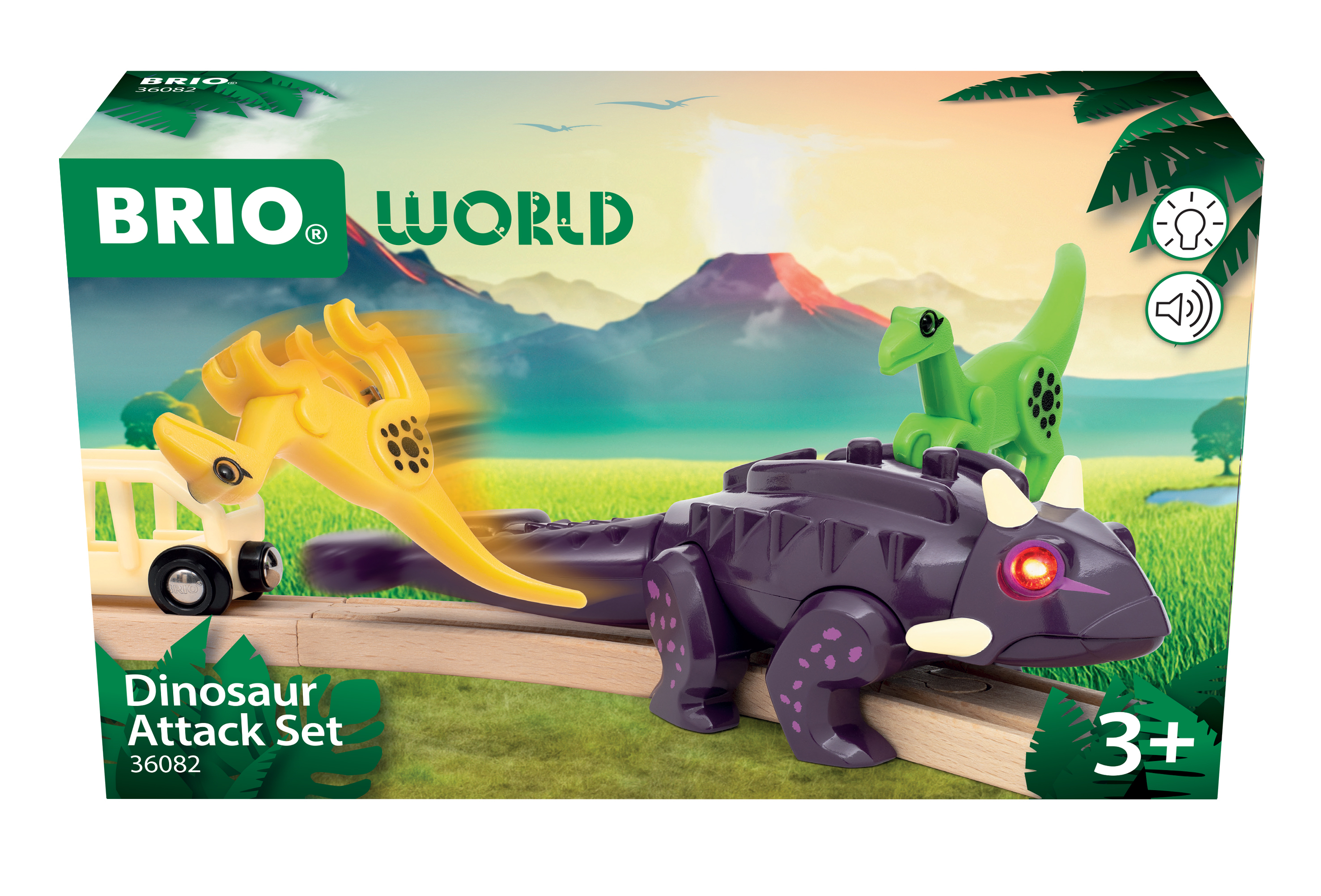 BRIO Dinosaurier Attack Set Ankylosaurus