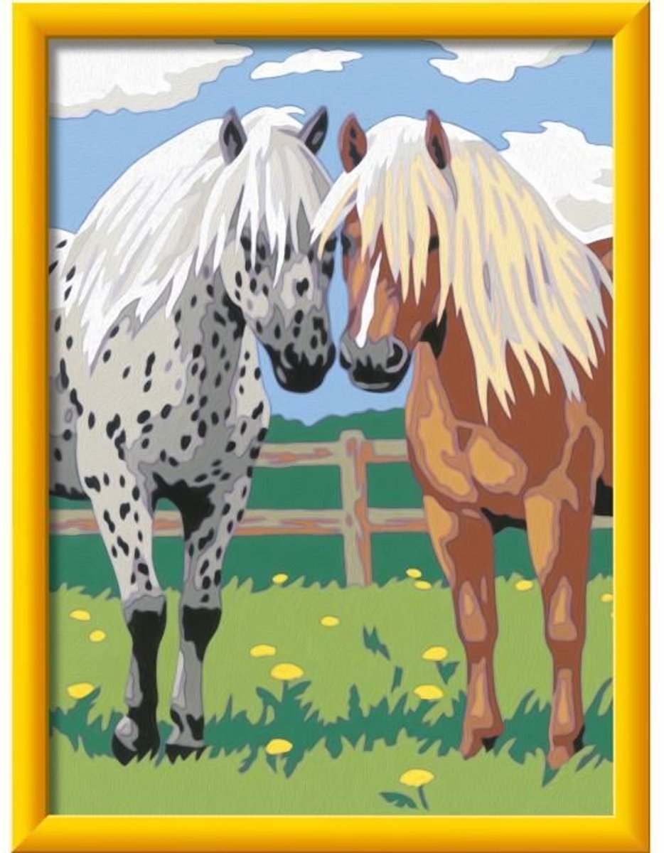 CreArt Kids 18x24cm Duo paarden