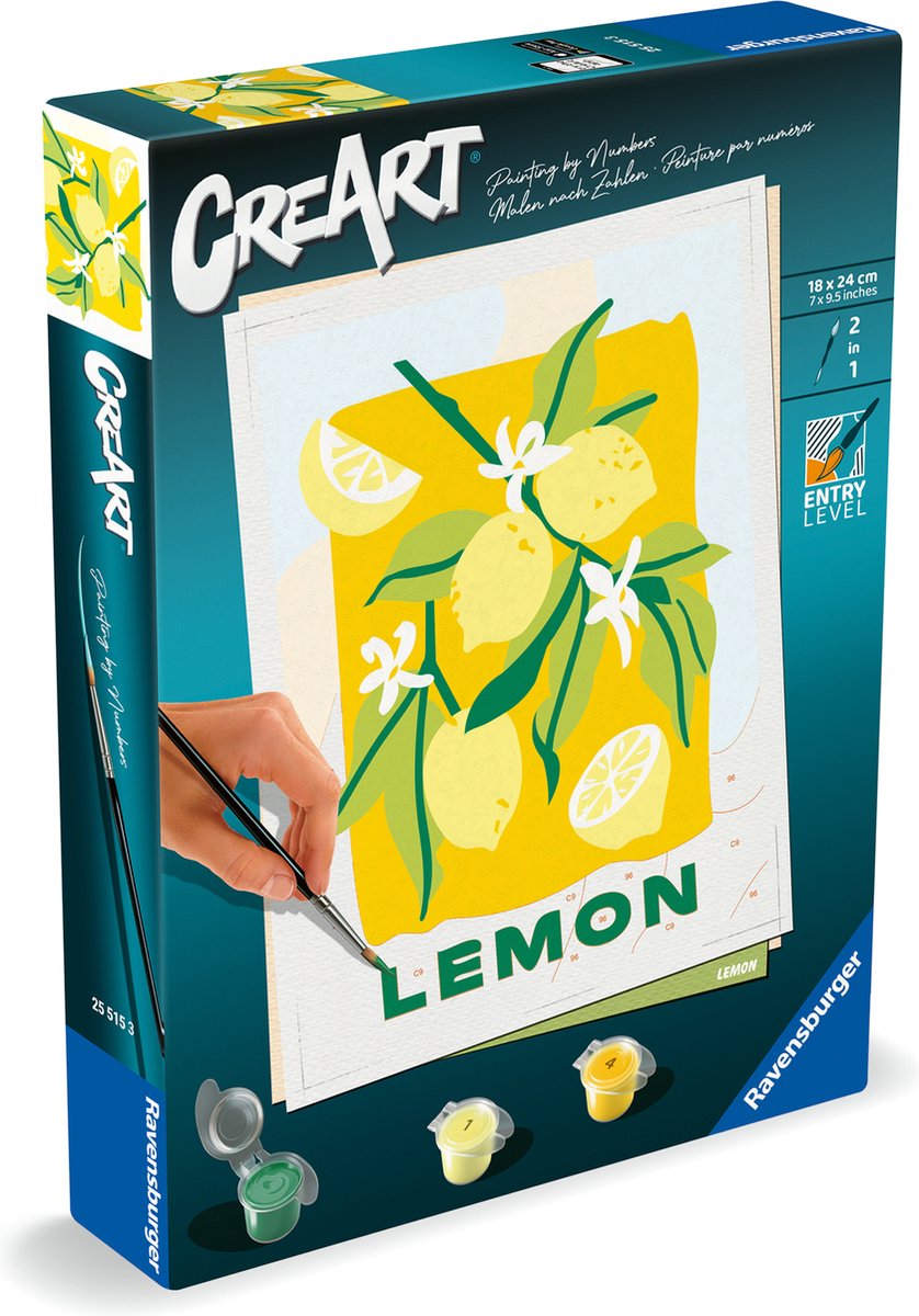   - Lemon - Schilderen op Nummer - 1 Kunstwerk