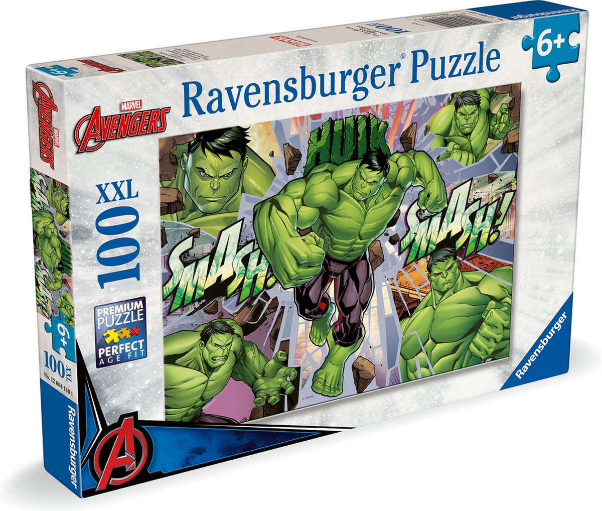   - Marvel Hulk - Legpuzzel - 100 XXL-Stukjes