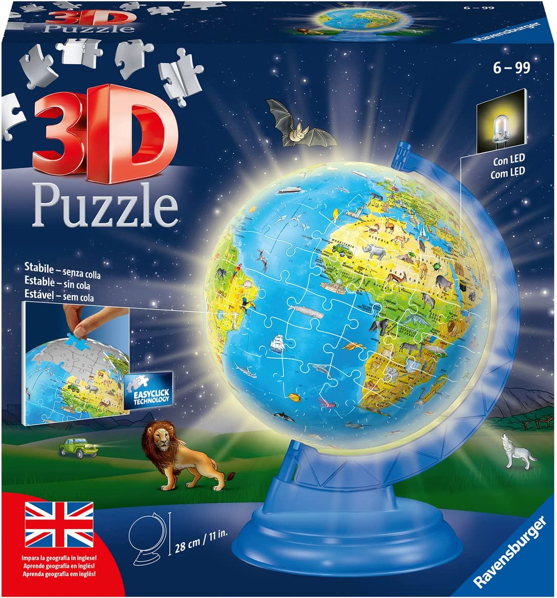   11498 puzzel 3D-puzzel 180 stuk(s) Globe