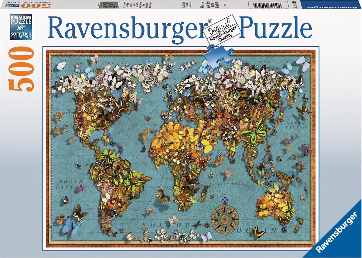   15043 puzzel Contourpuzzel 500 stuk(s)