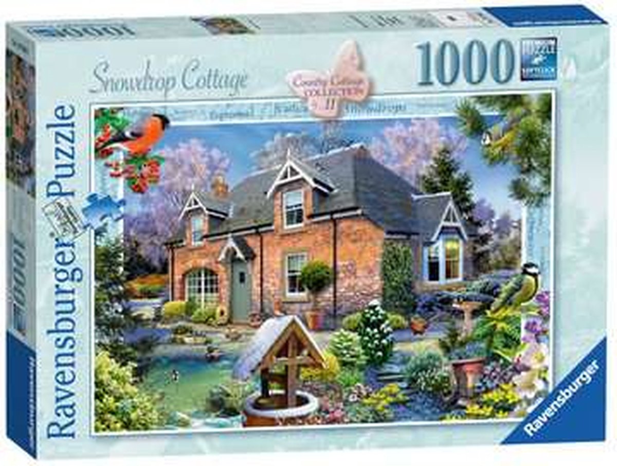   Country Cottage Collection No.11 - Snowdrop Cottage Legpuzzel 1000 stuk(s) Gebouwen