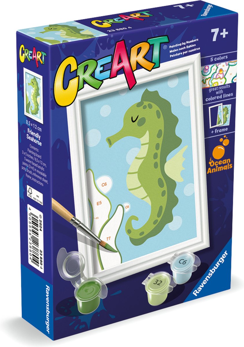   CreArt Trendy Seahorse - Schilderen op Nummer