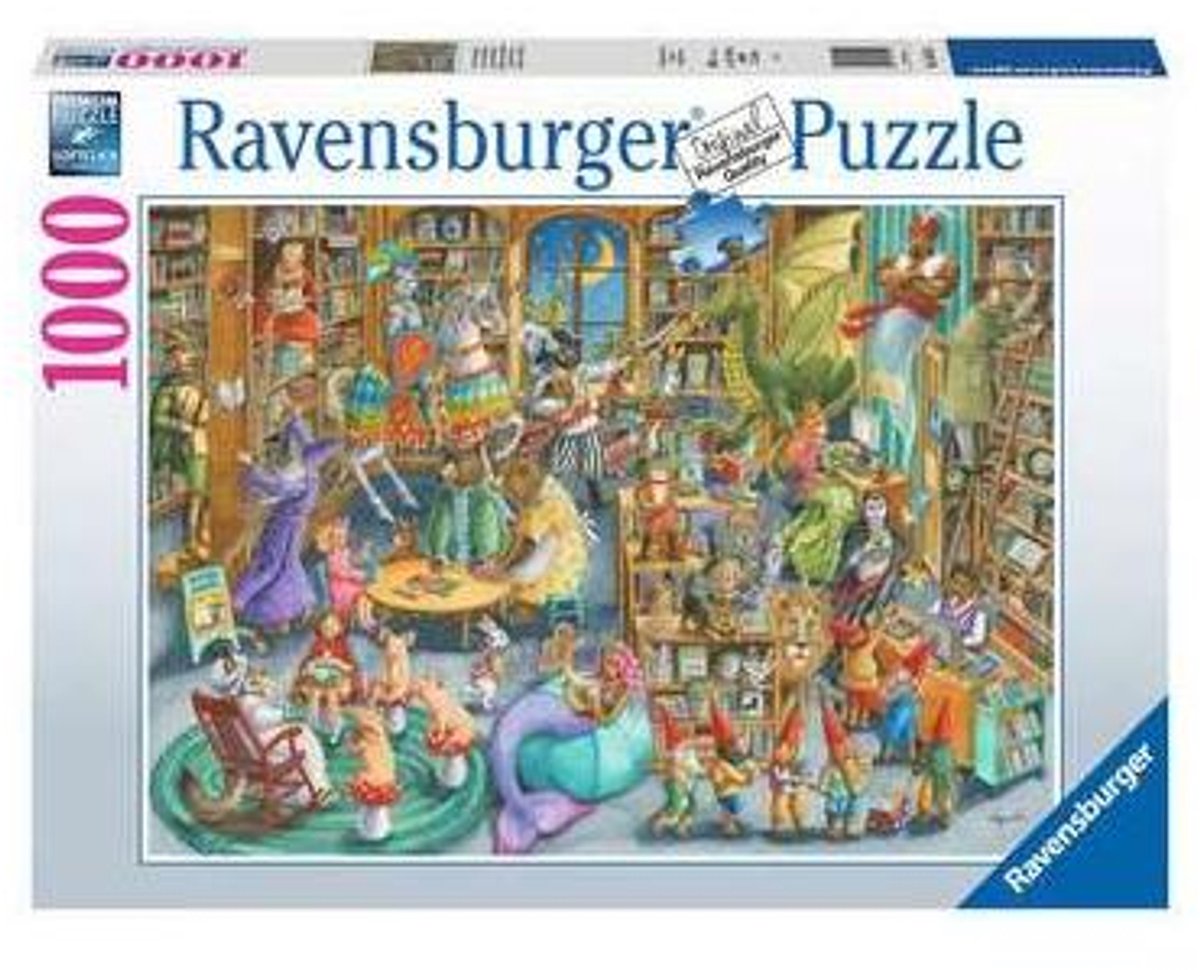   Midnight in the Library Contourpuzzel 1000 stuk(s) Kunst