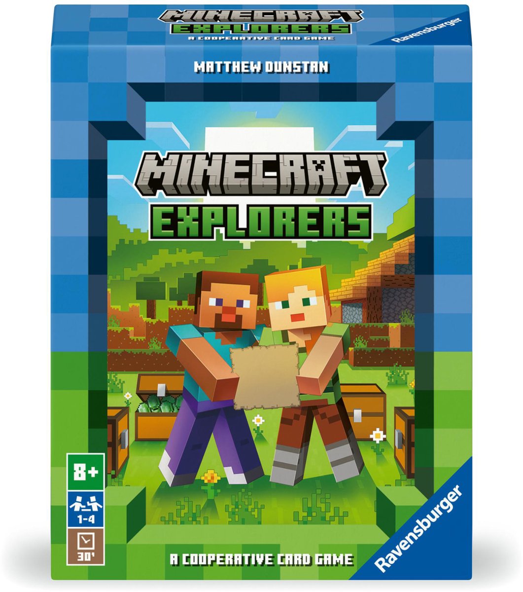   Minecraft Explorers - Coöperatief Kaartspel voor Kinderen