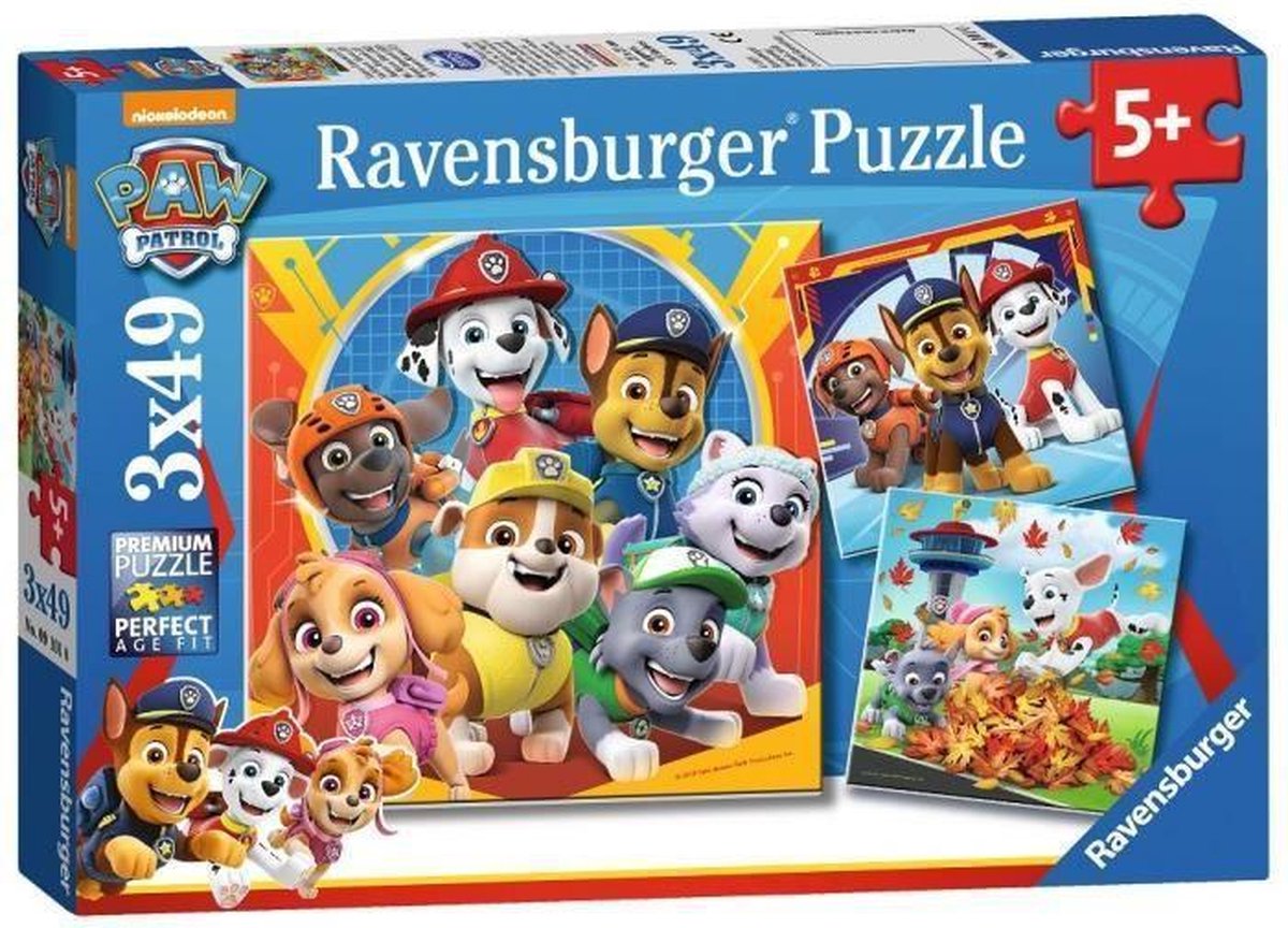   PAW Patrol 3 x 49pc Jigsaw Puzzles