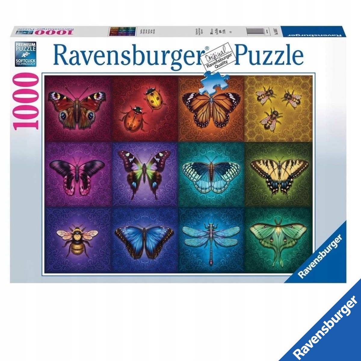   Puzzel 1000 Stukken: Prachtige Vleugeldragers Insecten