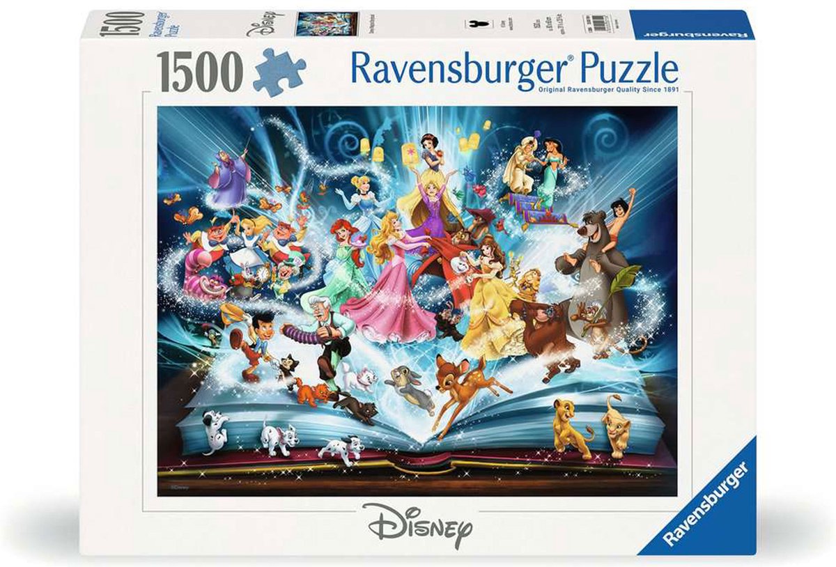  : Puzzel Disneys magische sprookjesboek -1500 stukjes - Legpuzzel