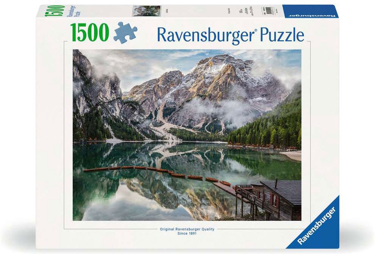   Puzzel Pragser Wildsee, puzzel voor volwassenen, 1000 stukjes, 12001211