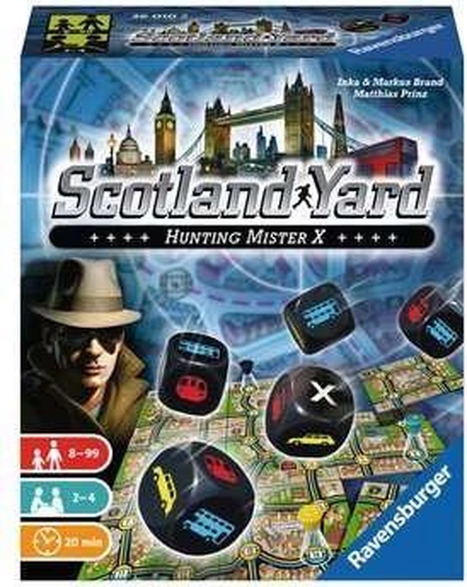   Scotland Yard Kinderen & volwassenen Racebordspel