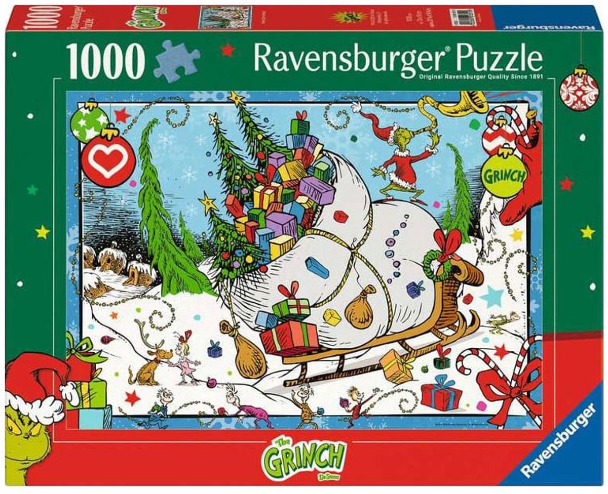   The Grinch Jigsaw Puzzle Poster (1000 pieces) Puzzles