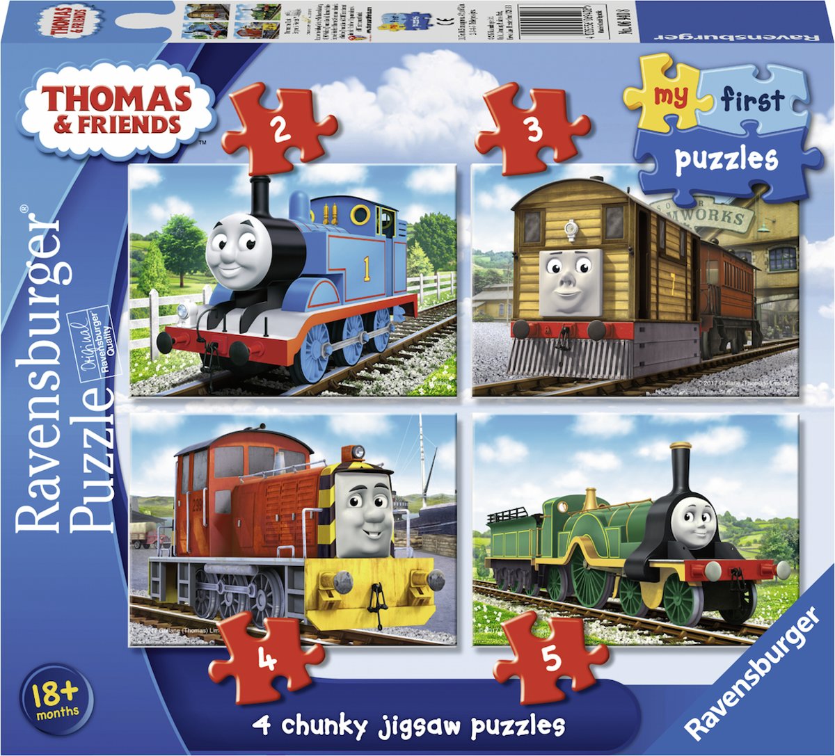 Ravensburger Thomas & Friends My first puzzels - 2+3+4+5 stukjes - kinderpuzzel