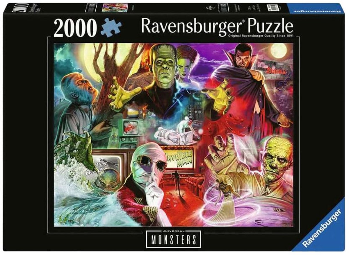   Universal Monsters Jigsaw Puzzle (2000 pieces) Puzzles