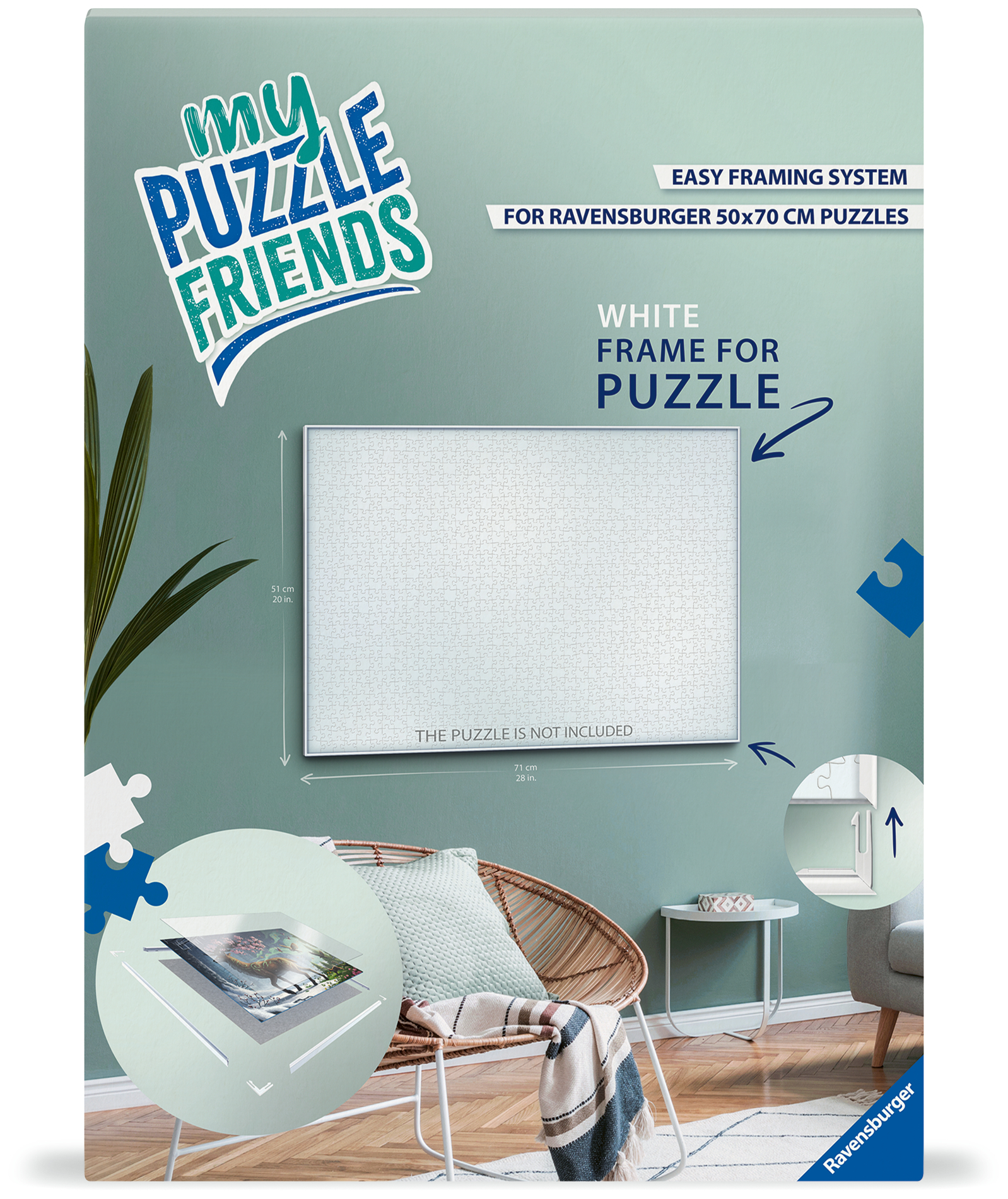   White Frame X 1000 stukjes