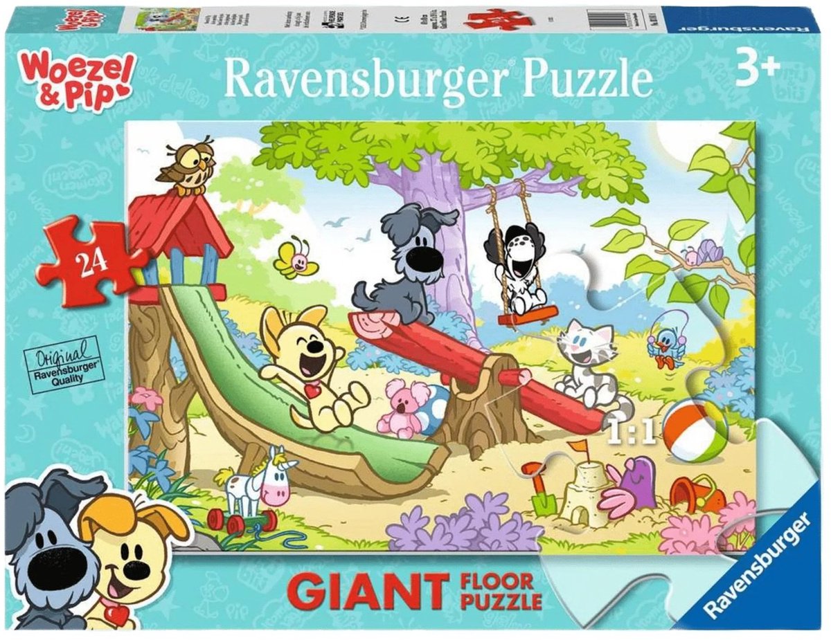   Woezel en Pip Vloerpuzzel (24) AANBIEDIN.