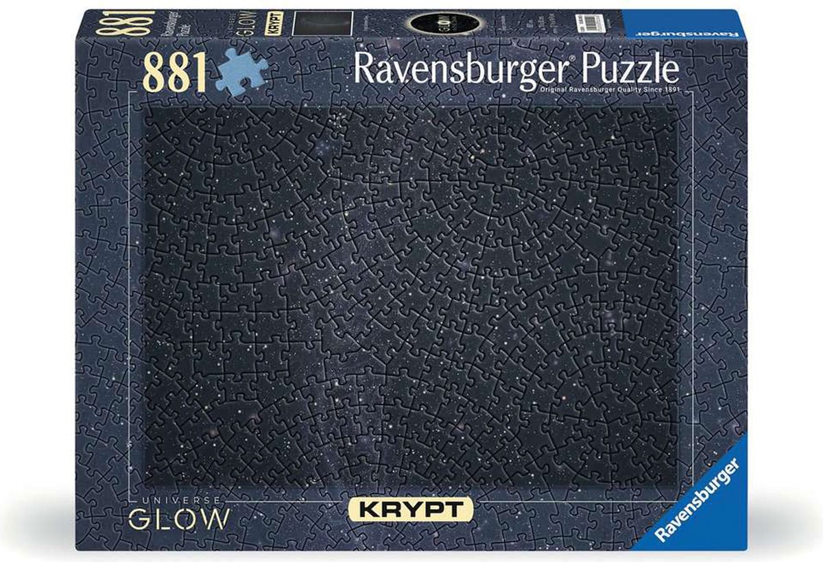   legpuzzel Krypt Universe Glow 881 stukjes glow-in-the-dark.