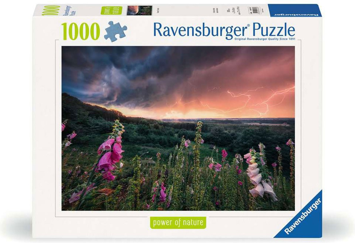   legpuzzel landschap 1000 stukjes bloemen en planten.