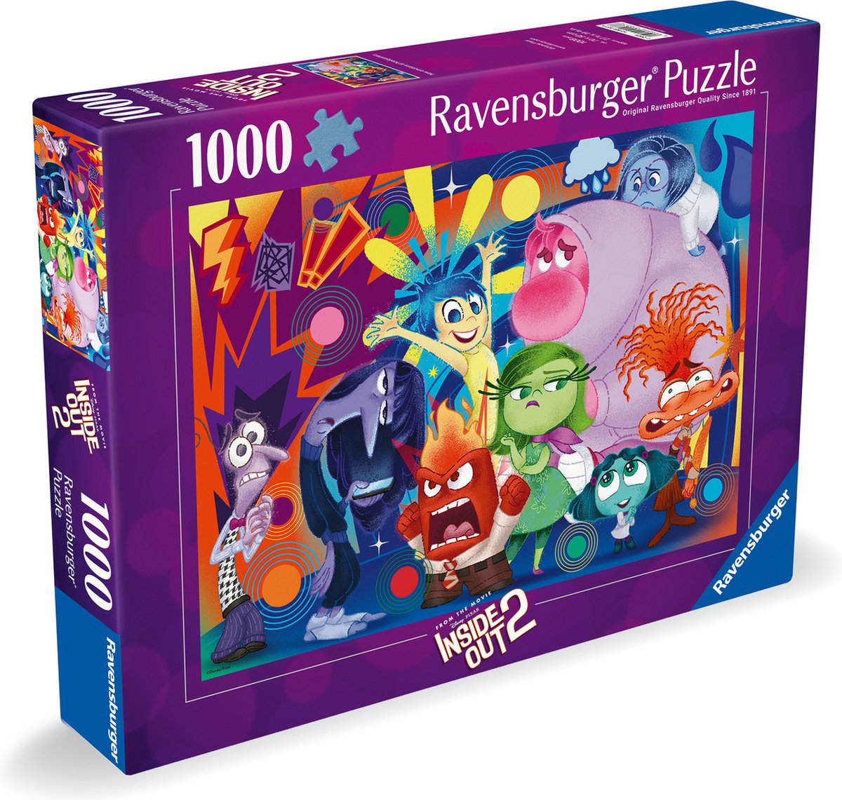   puzzel - Legpuzzel - 1000 stukjes Inside Out 2