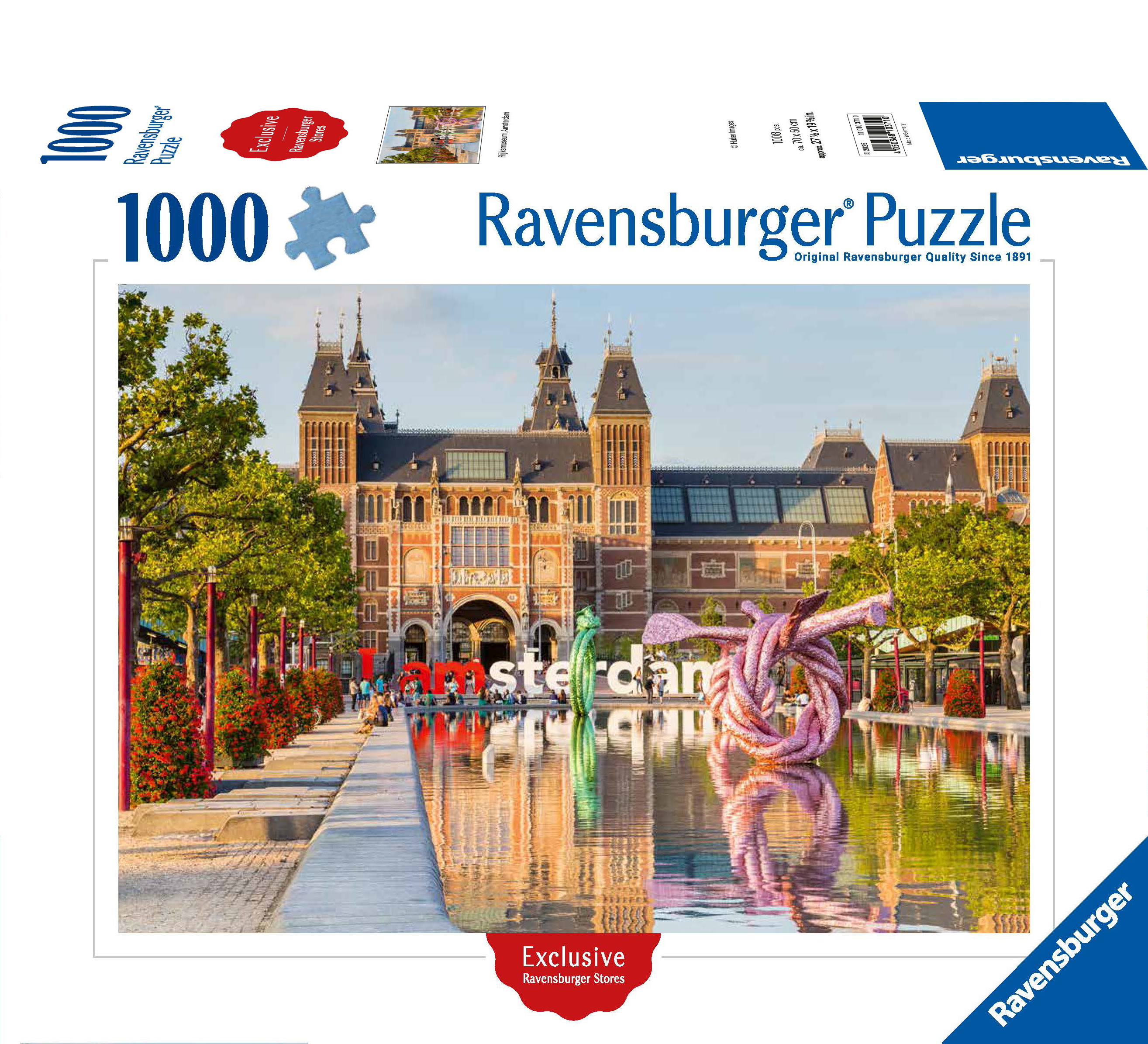   puzzel 1000 stukjes rijksmuseum Amsterdam