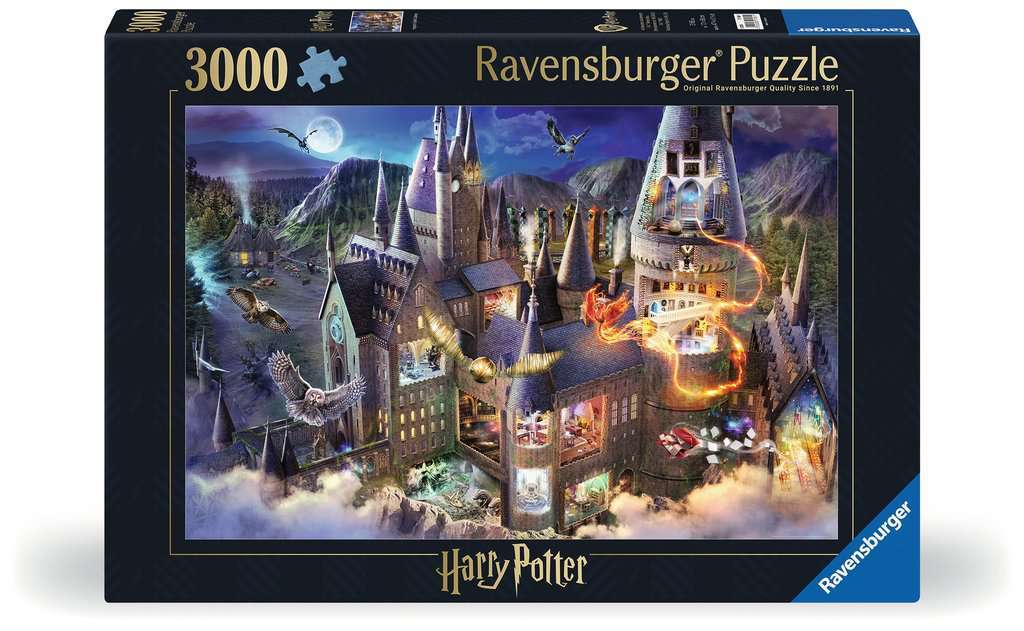   puzzel 3000 stukjes hogwarts castle cutaway
