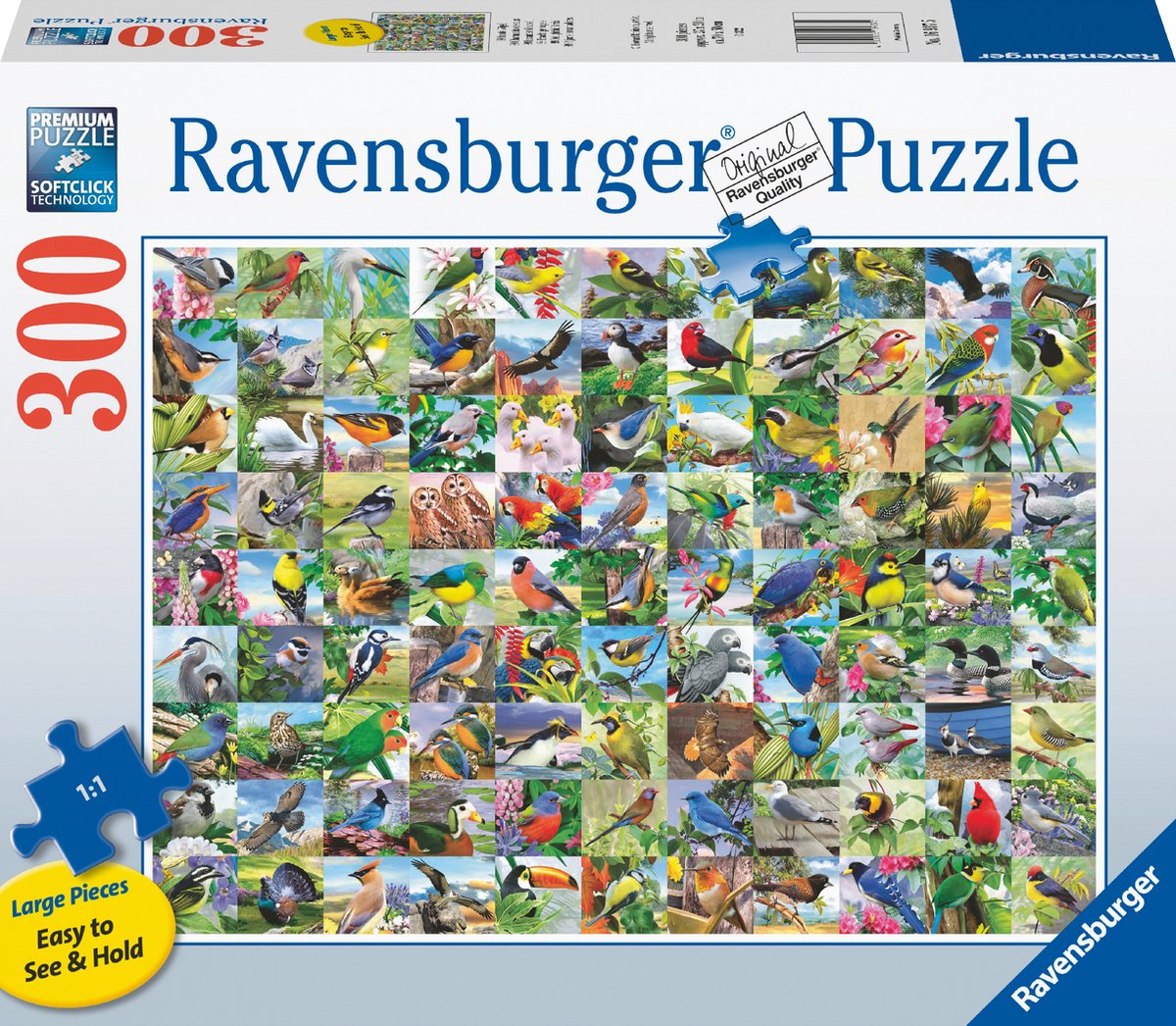   puzzel 99 delightful birds - Legpuzzel - 300 Large Format stukjes