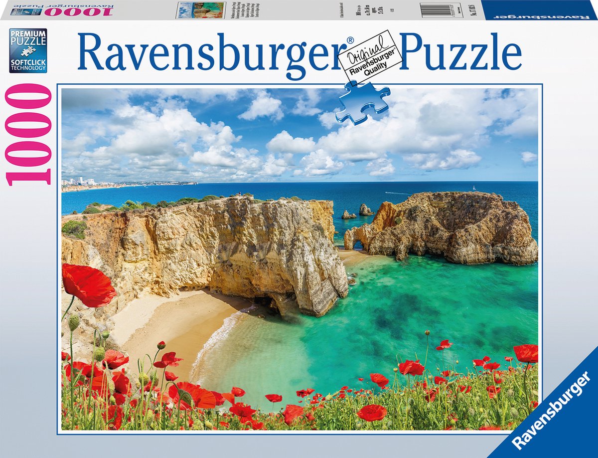 Ravensburger puzzel Algarve Enchantment, Portugal - Legpuzzel - 1000 stukjes