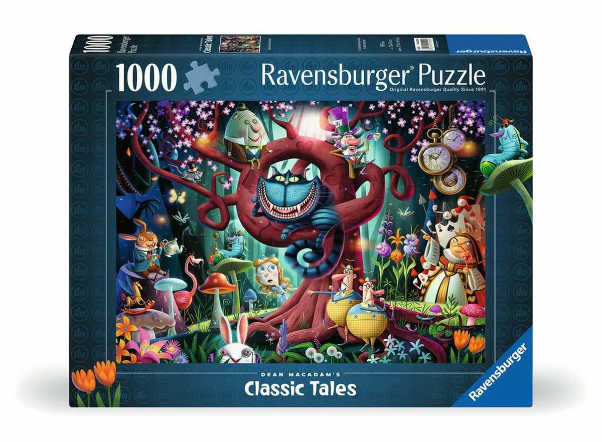   puzzel Alice in Wonderland 1000 stukjes - volwassenen.