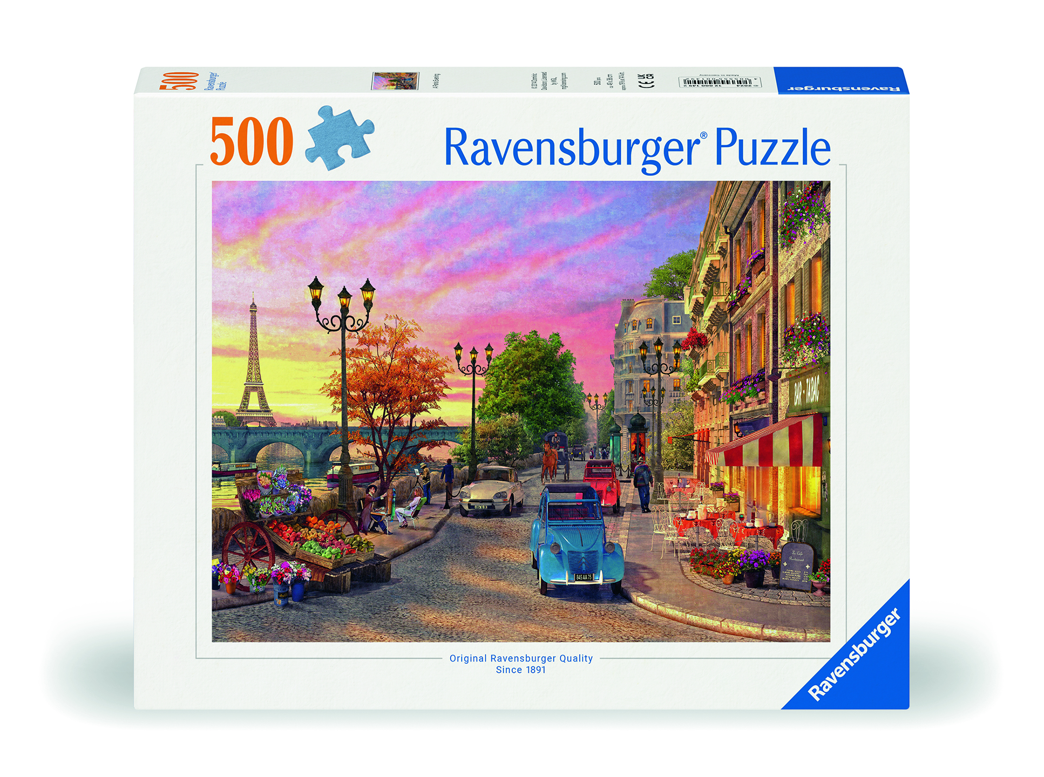   puzzel Avondsfeer in Parijs 500 stukjes