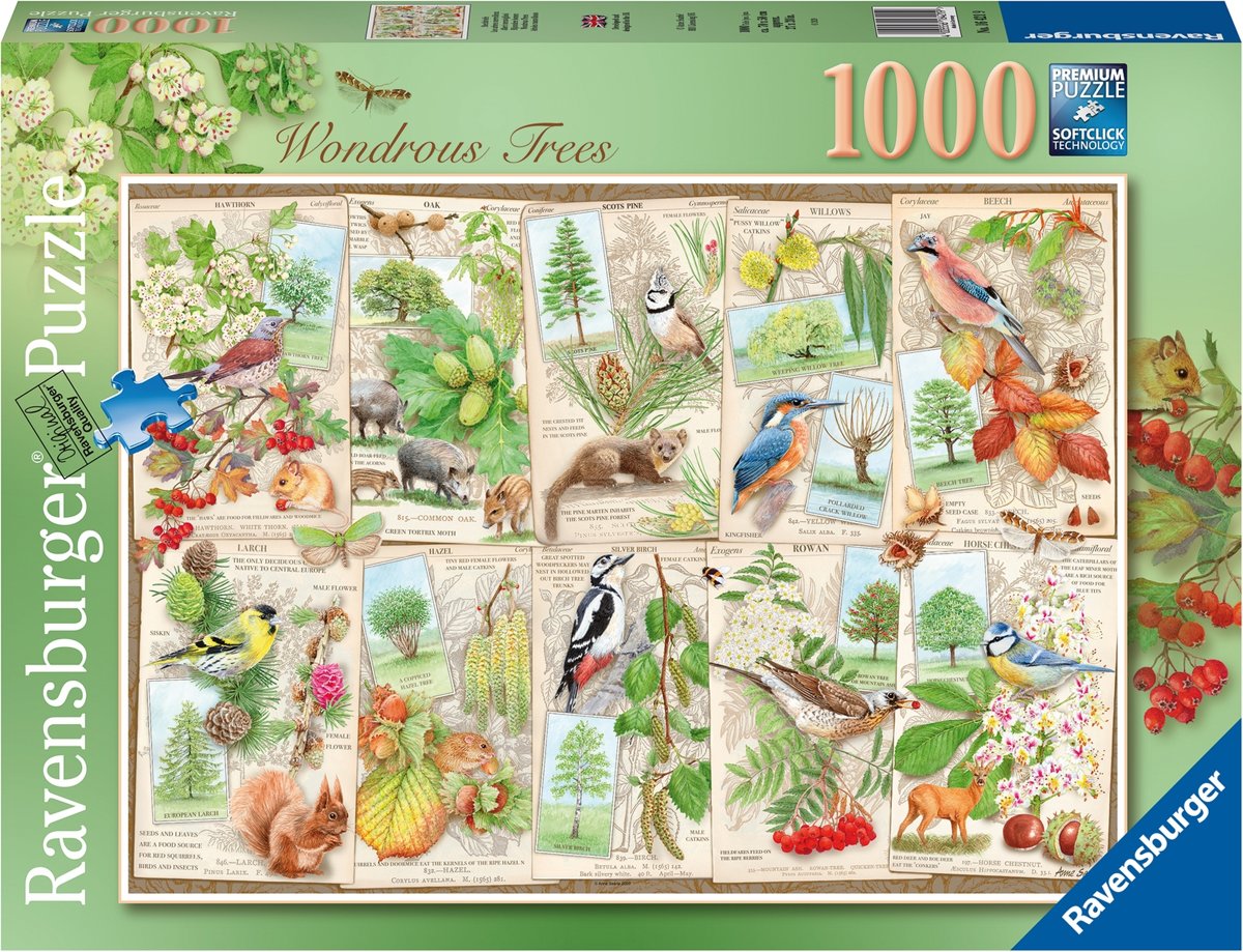 Ravensburger puzzel Bijzondere bomen - Legpuzzel - 1000 stukjes