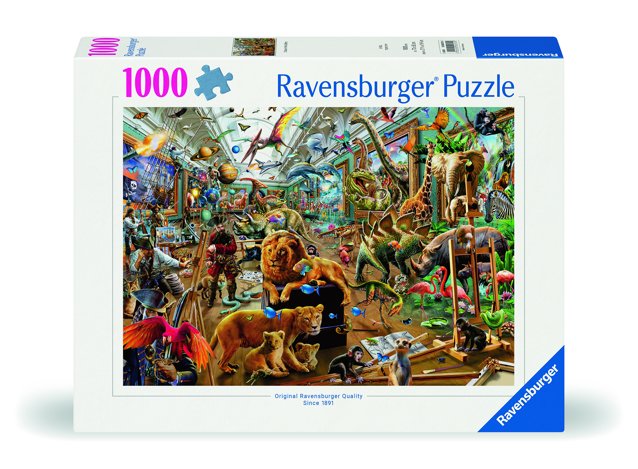   puzzel Chaos in de galerij 1000 stukjes