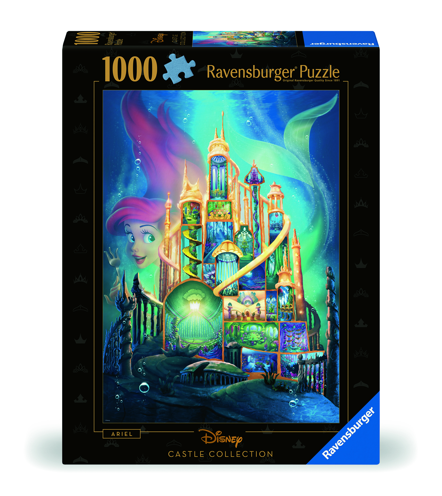   puzzel Disney Castles: Ariel 1000 stukjes