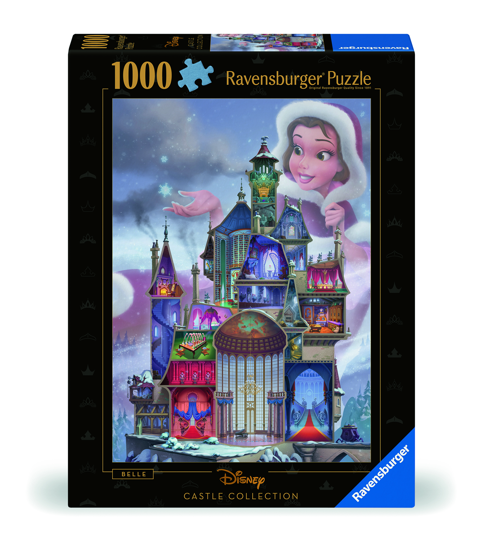   puzzel Disney Castles: Belle 1000 stukjes