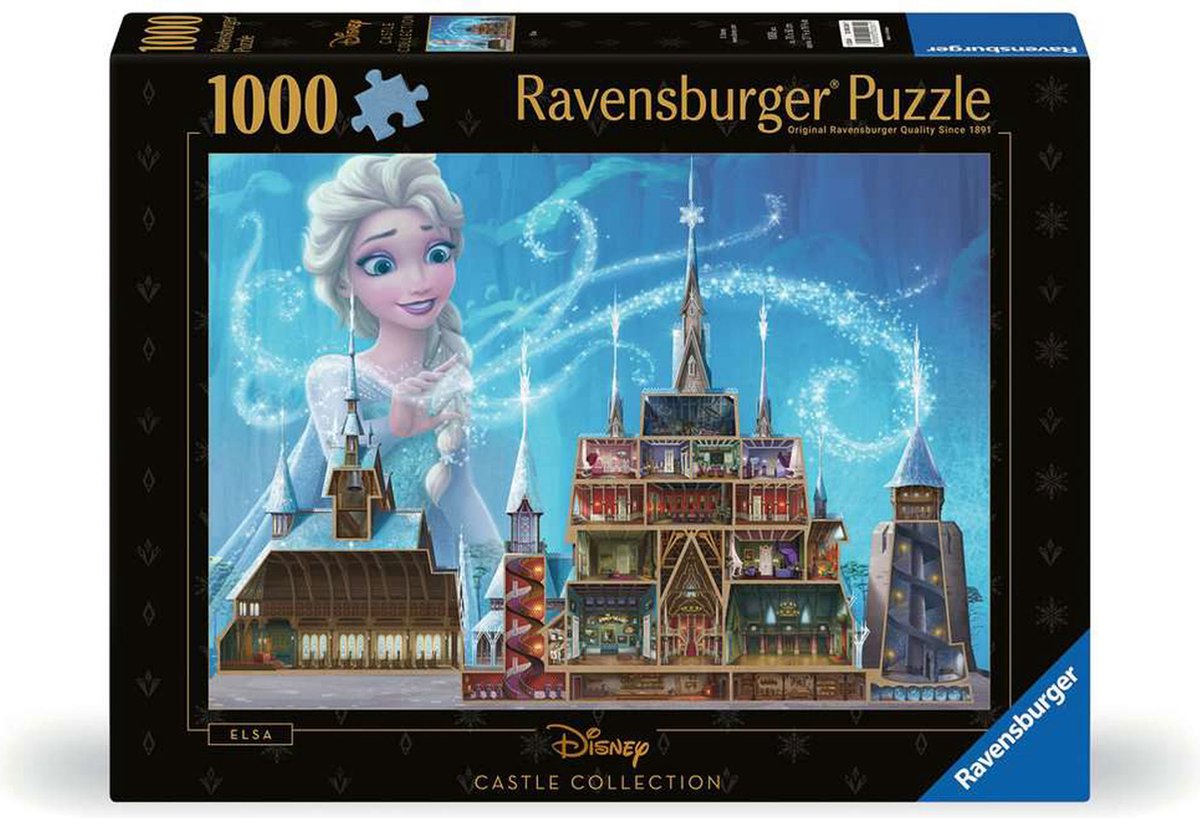  puzzel Disney Castles Elsa - 1000 stukjes legpuzzel.