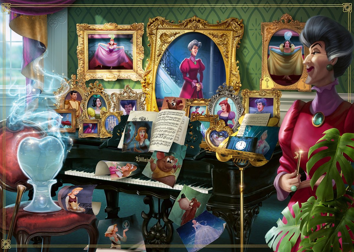 Ravensburger puzzel Disney Villainous Lady Tremaine - Legpuzzel - 1000 stukjes