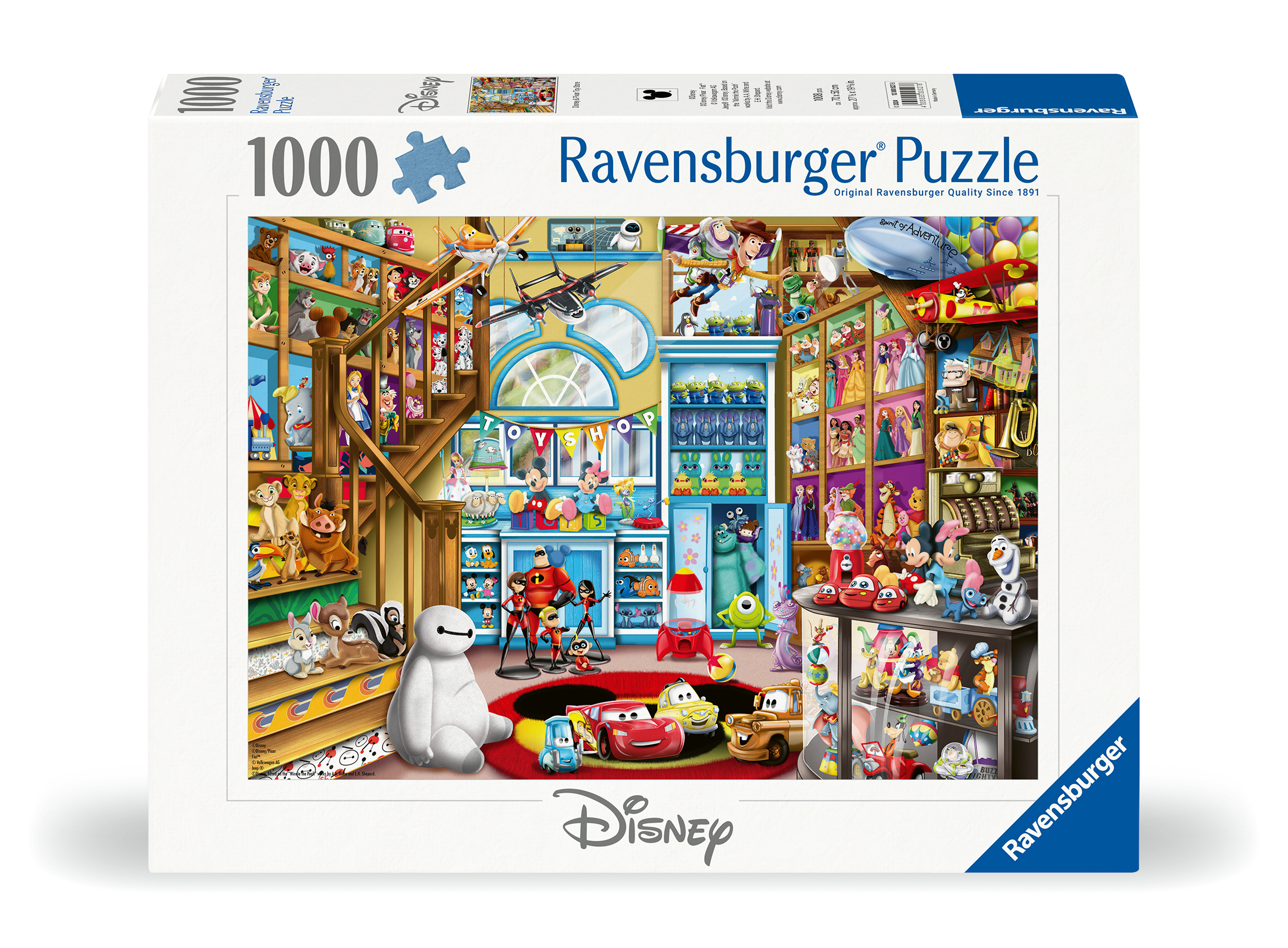   puzzel Disney speelgoedwinkel 1000 stukjes