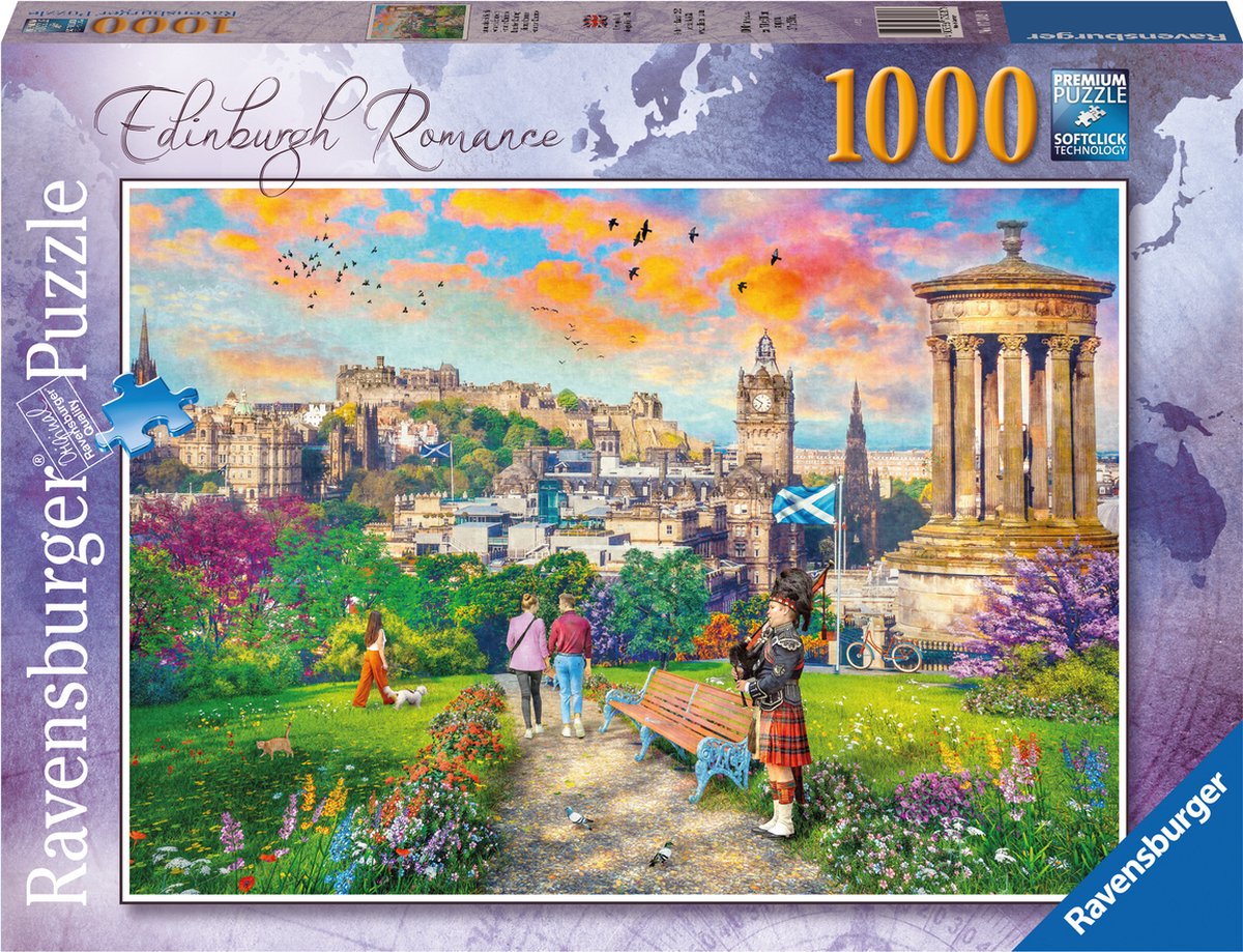  puzzel Edinburgh Romance - Legpuzzel - 1000 stukjes