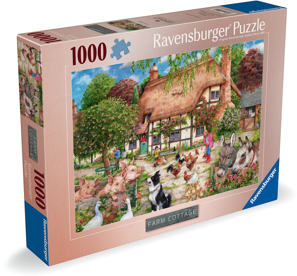   puzzel Farm Cottage - Legpuzzel - 1000 stukjes