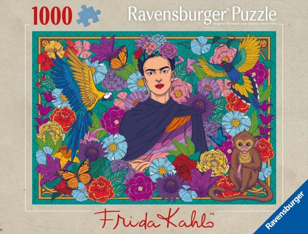   puzzel Frida Kahlos Paradise - Legpuzzel - 1000 stukjes