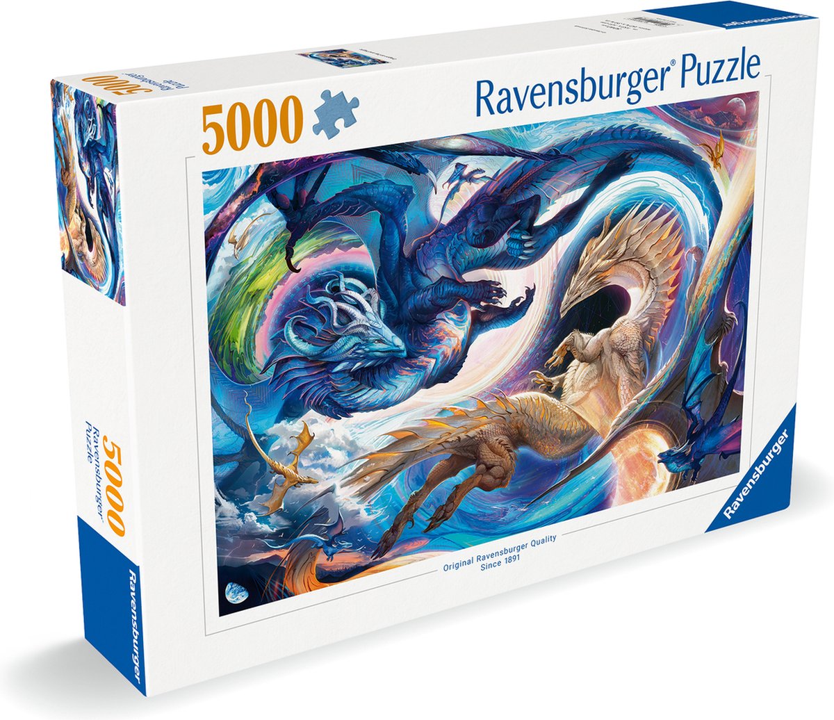   puzzel Groot vliegerfestival bij dag en nacht - Legpuzzel - 5000 stukjes